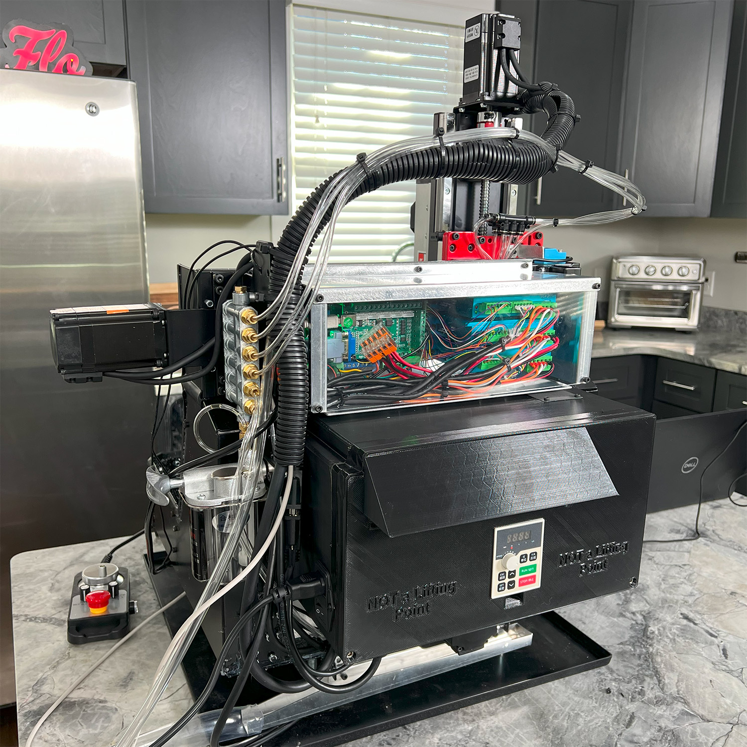 Life-Size 3D Printed Boat Benchy with smokestack sailing
