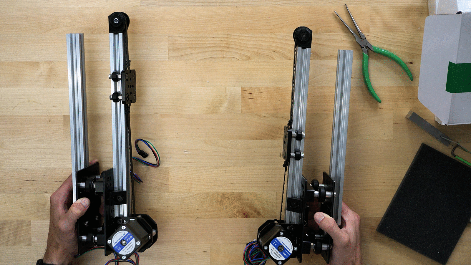 Attaching the X-axis to the Z-Carriage of Zidex